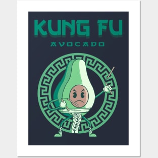 Kung Fu Avocado Posters and Art